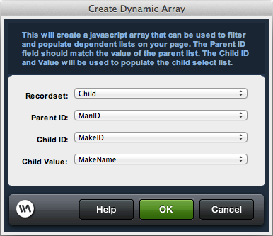 Create dynamic array