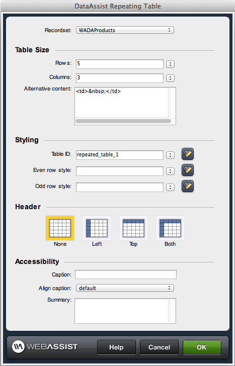 DataAssist design