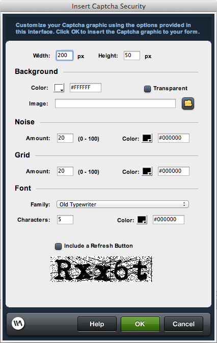 Form Toolkit CAPTCHA