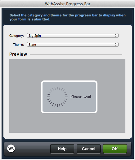 Dreamweaver Progress Bar