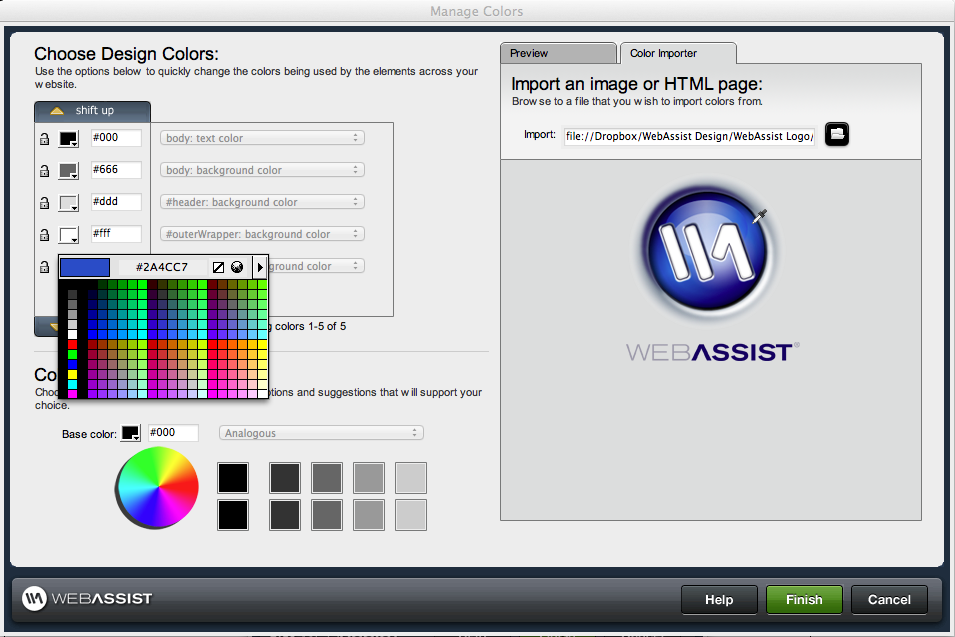 Theme it color manager