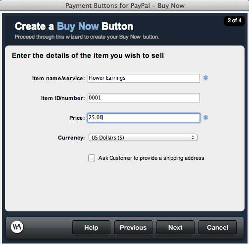 PayPal Payment Buttons