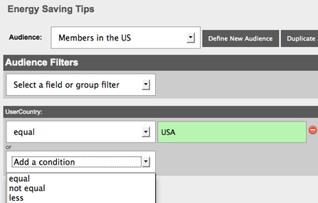 Audience segmenting