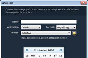 Datepicker basic modifications