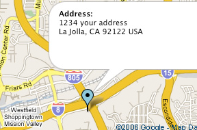 Centering your Google map on a chosen address