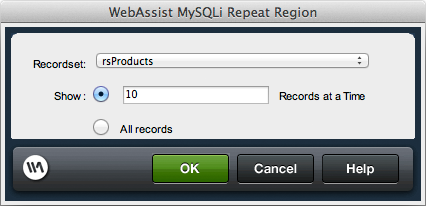 MySQLi User Interface