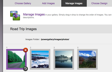 Manage your photo gallery